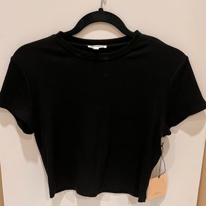 Superdown crop short sleeve top-Large